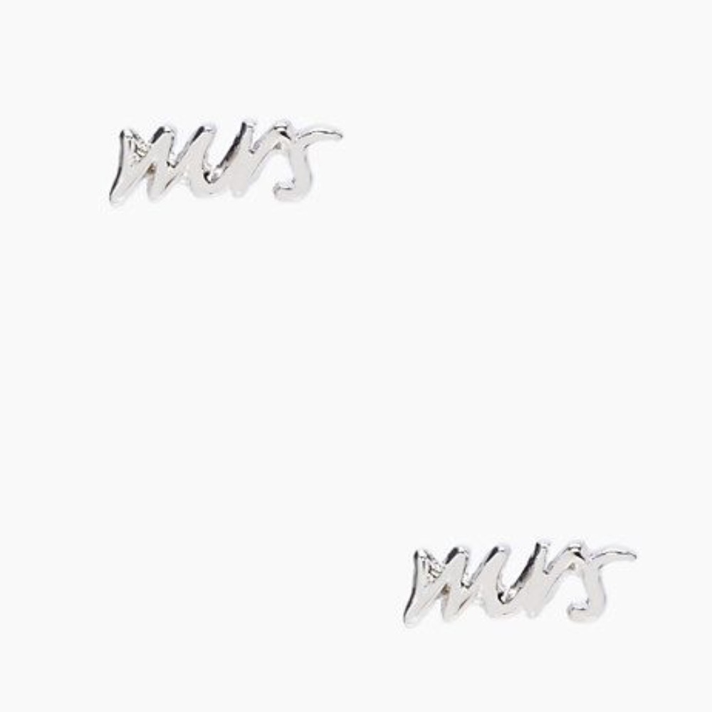 Kate Spade say yes mrs studs